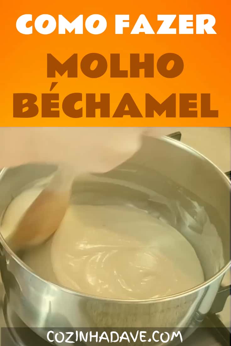 How to make Béchamel Sauce Pinterest