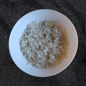 plain white rice
