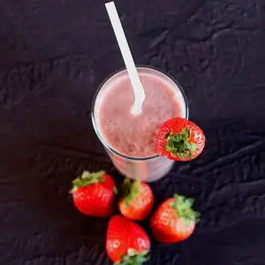 smoothie à la fraise