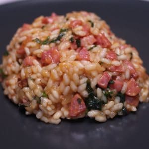 recette simple de risotto à la saucisse