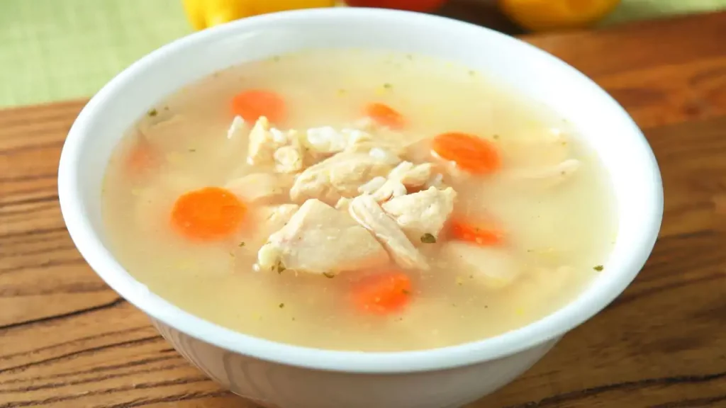 Shredded chicken soup recipe