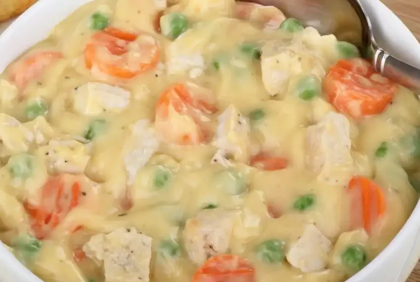 Receita de sopa de frango cremosa