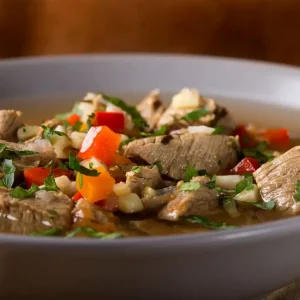 oksekød yam suppe opskrift