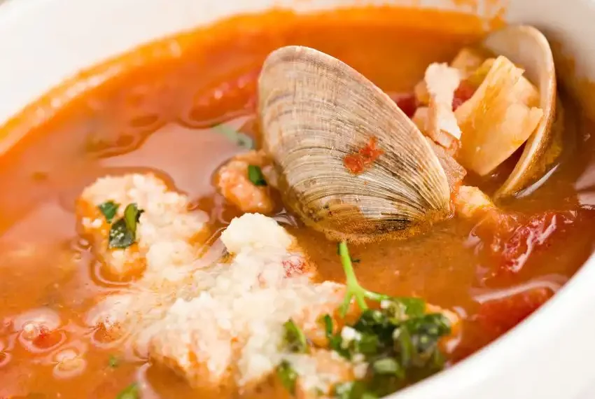 Receita de sopa de frutos do mar