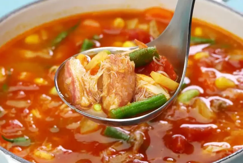 Receta de sopa de cangrejo