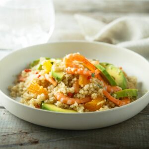 069 Quinoa-Salat mit Krabben