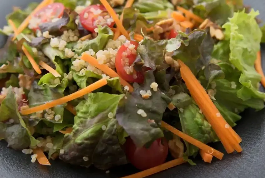 salada de quinoa com cenoura