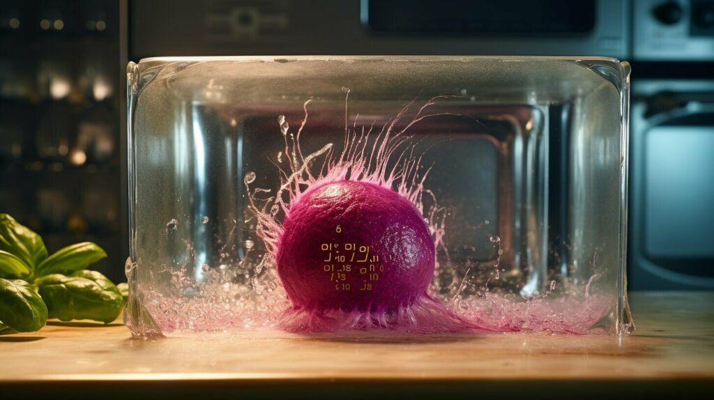 Beet in the microwave