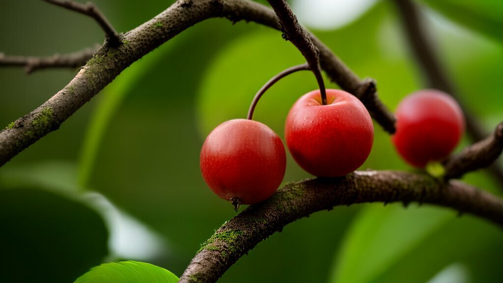 Typical cherries from Rio Grande do Sul
