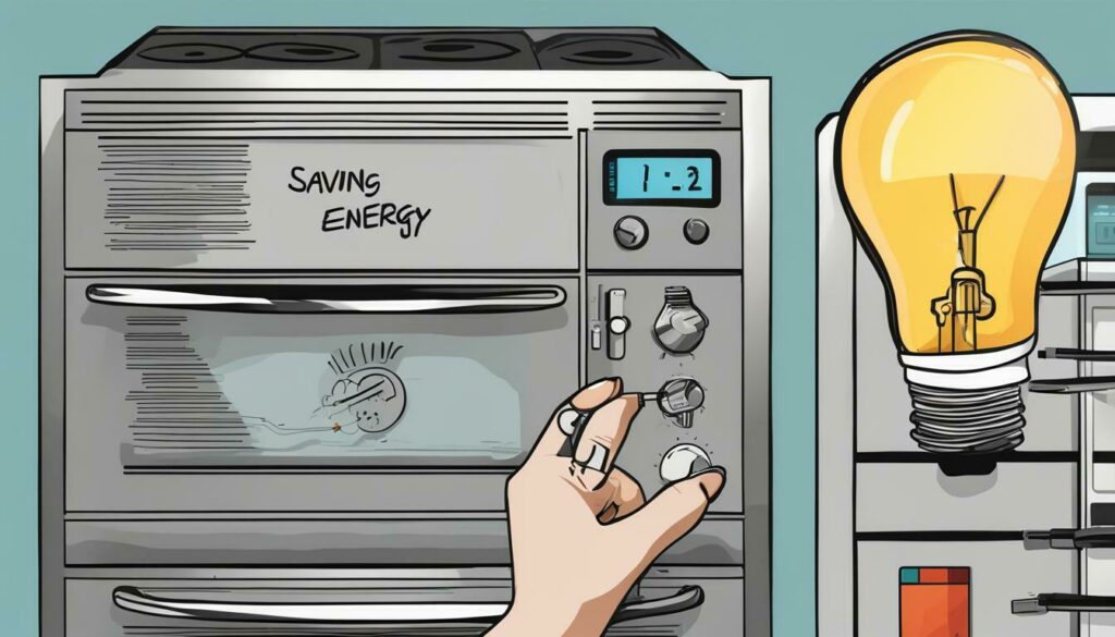 Tips for saving energy when using an electric oven