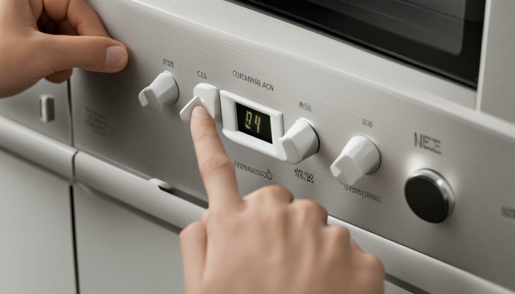 Save energy using an electric oven