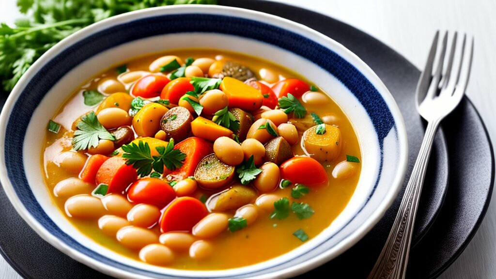 White Bean Stew with Vegetables