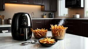 How long can the airfryer be left on?