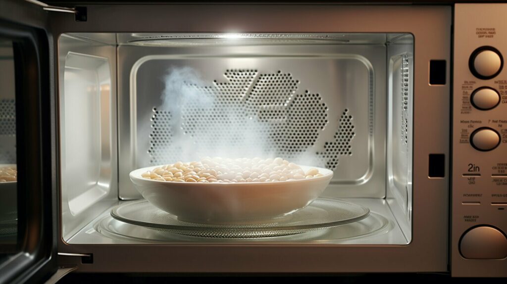 how to heat beans in the microwave properly