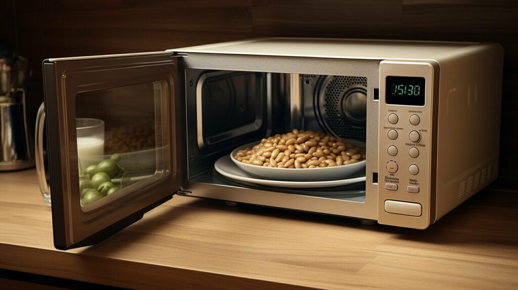 beans in the microwave