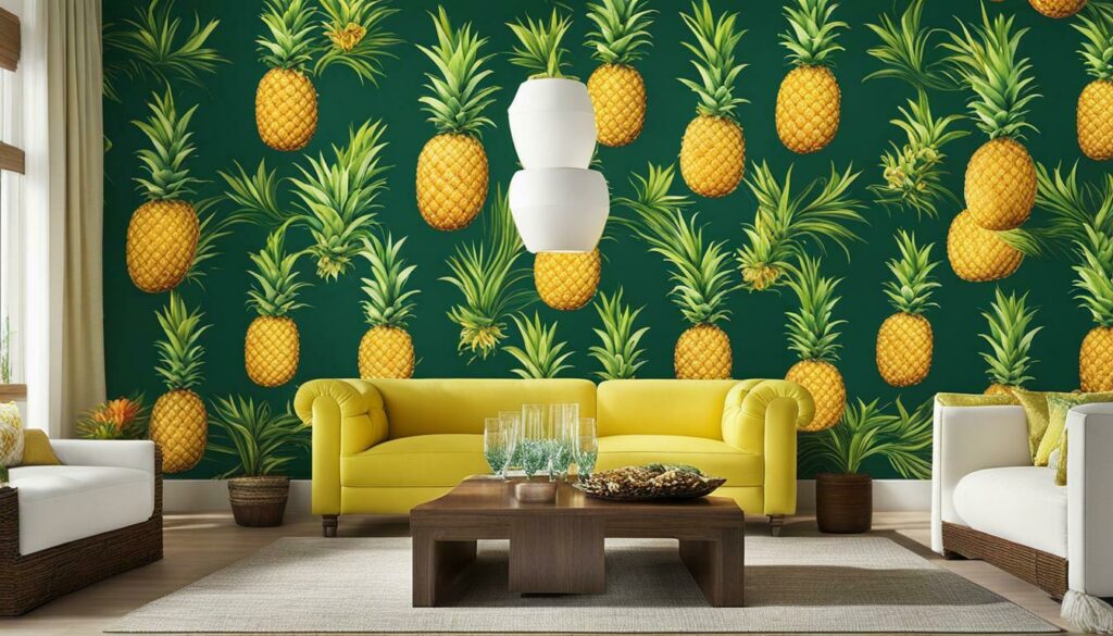 Ananas nain en décoration d'intérieur