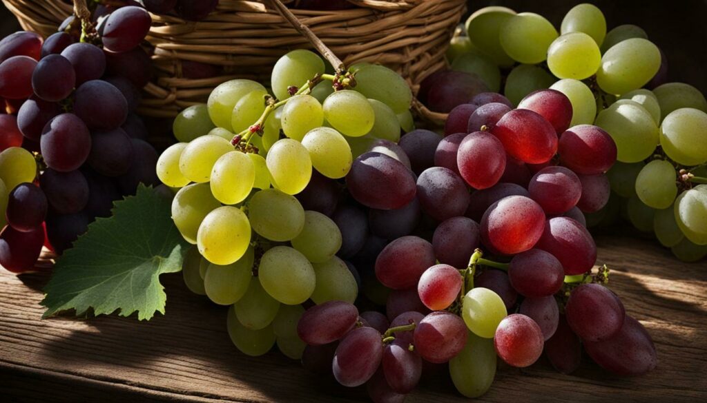 Variedade de uvas para vinhos
